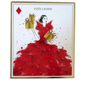Megan Hess for Estee Lauder Gift Box Empty Holiday Gift Box Discontinued 9"x8"x3